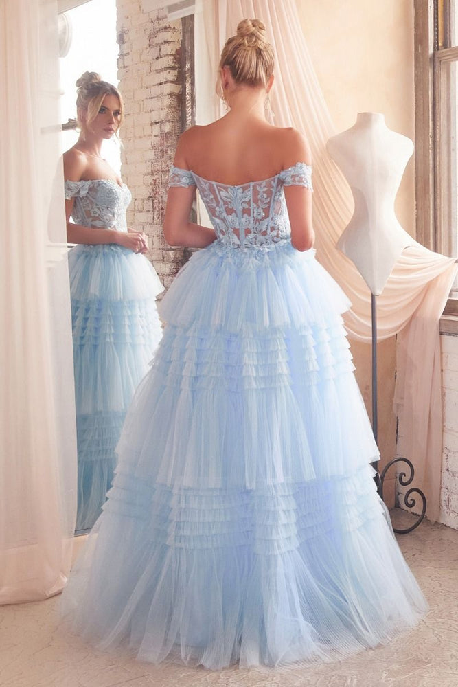 
                      
                        Cinderella Pleated Tulle Ball Gown
                      
                    