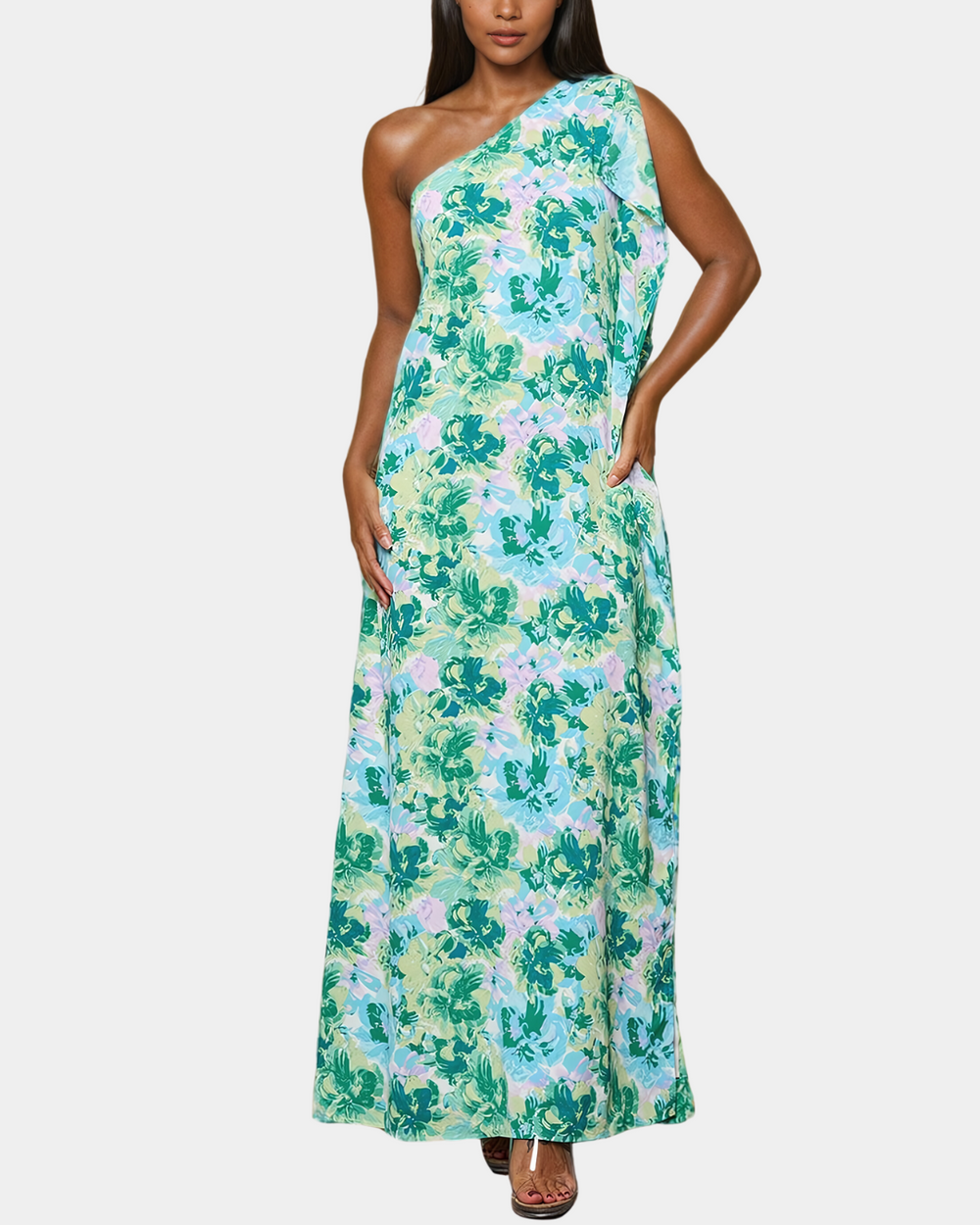 Alysia One Shoulder Maxi Dress