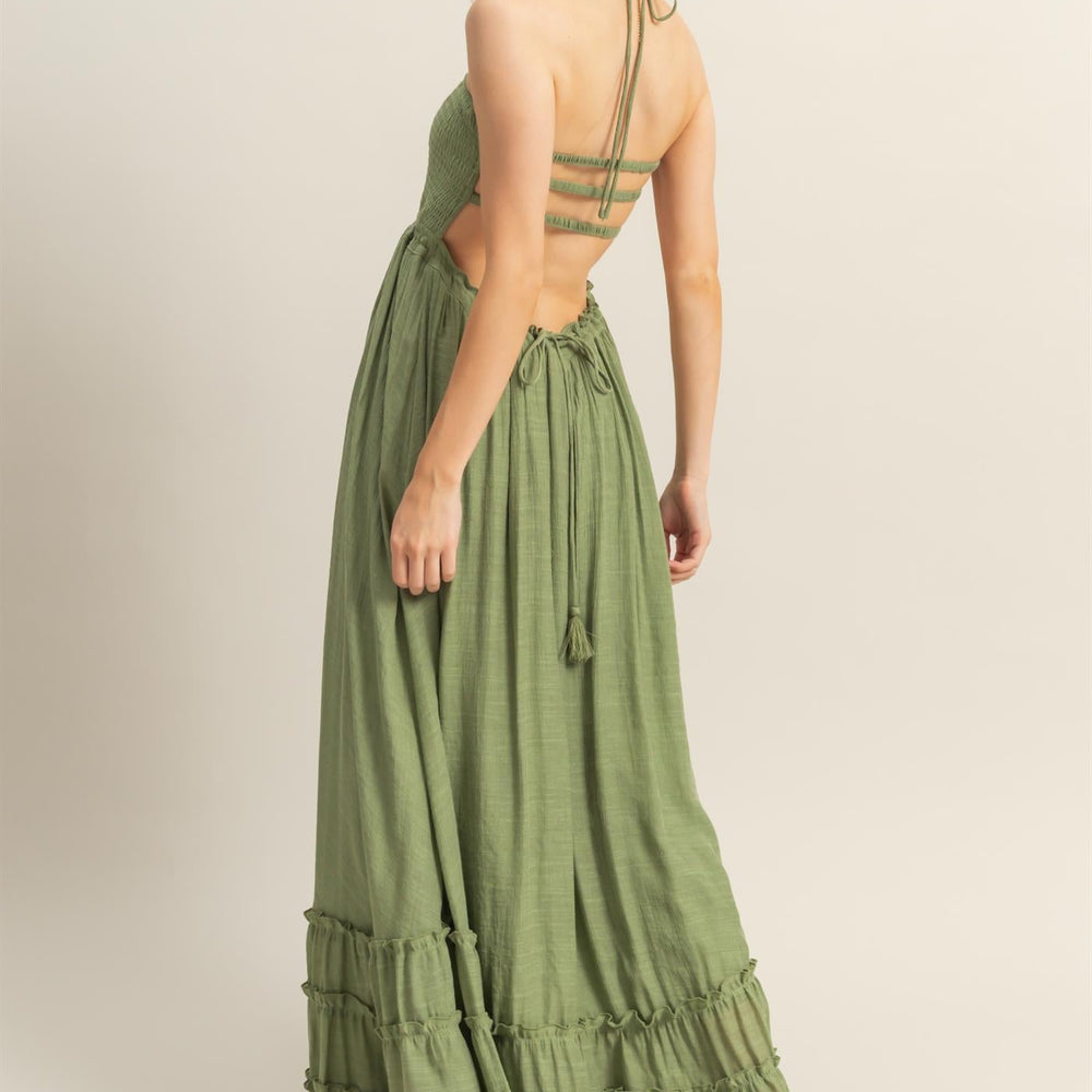 
                      
                        Blythe Halter Neck Maxi Dress
                      
                    