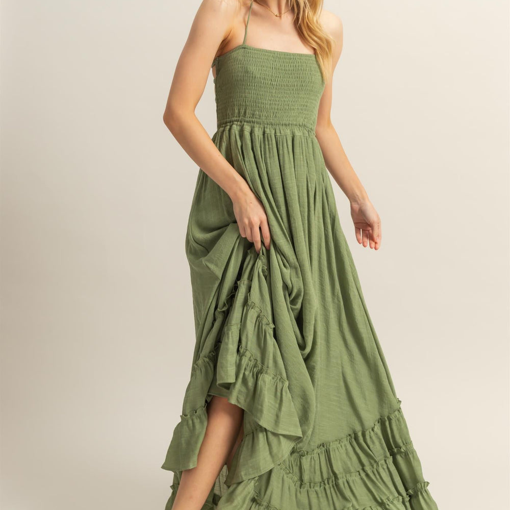 
                      
                        Blythe Halter Neck Maxi Dress
                      
                    