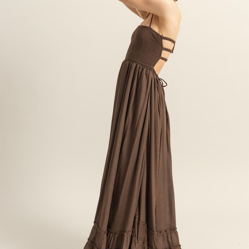 
                      
                        Blythe Halter Neck Maxi Dress
                      
                    