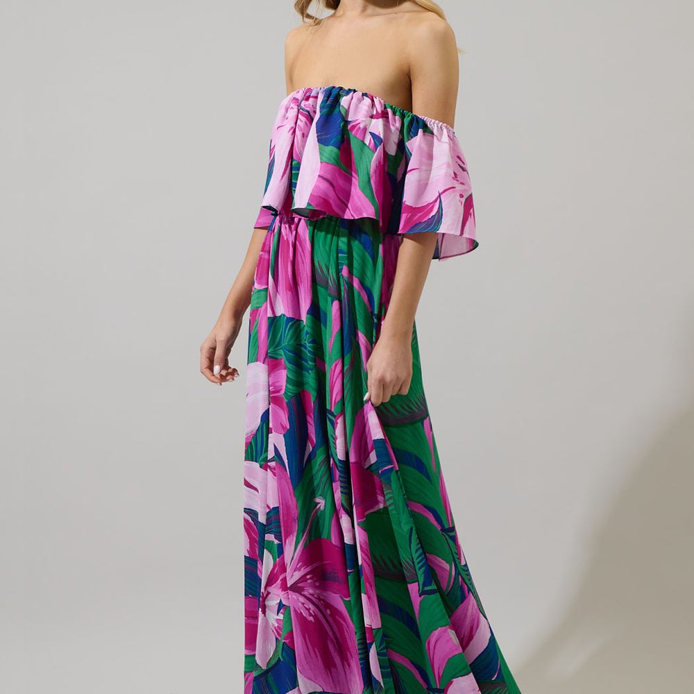 
                      
                        Cala Tropics Off the Shoulder Maxi Dress
                      
                    