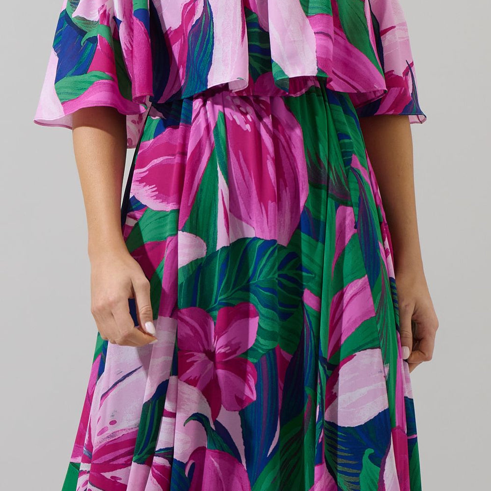 
                      
                        Cala Tropics Off the Shoulder Maxi Dress
                      
                    