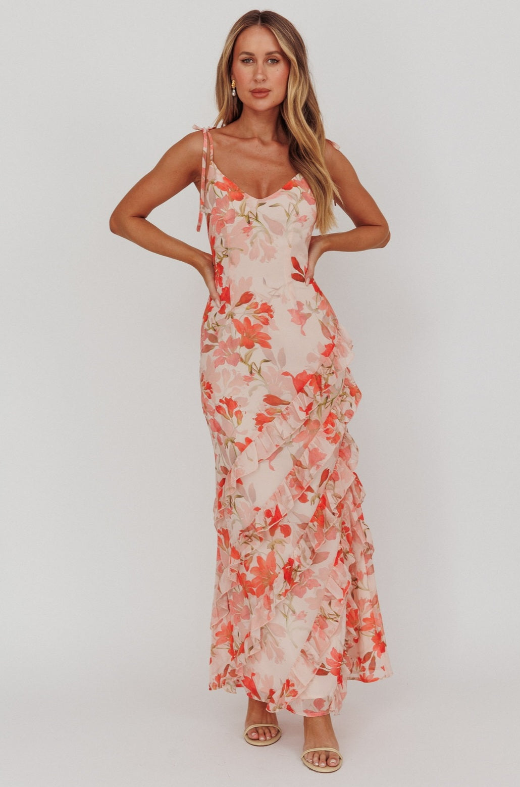 Charlotte Floral Maxi Dress