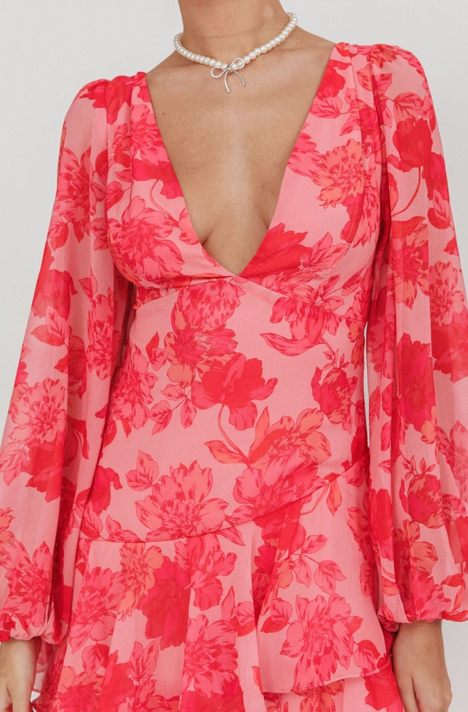 
                      
                        Eden Long Sleeve Floral Tiered Maxi Dress
                      
                    