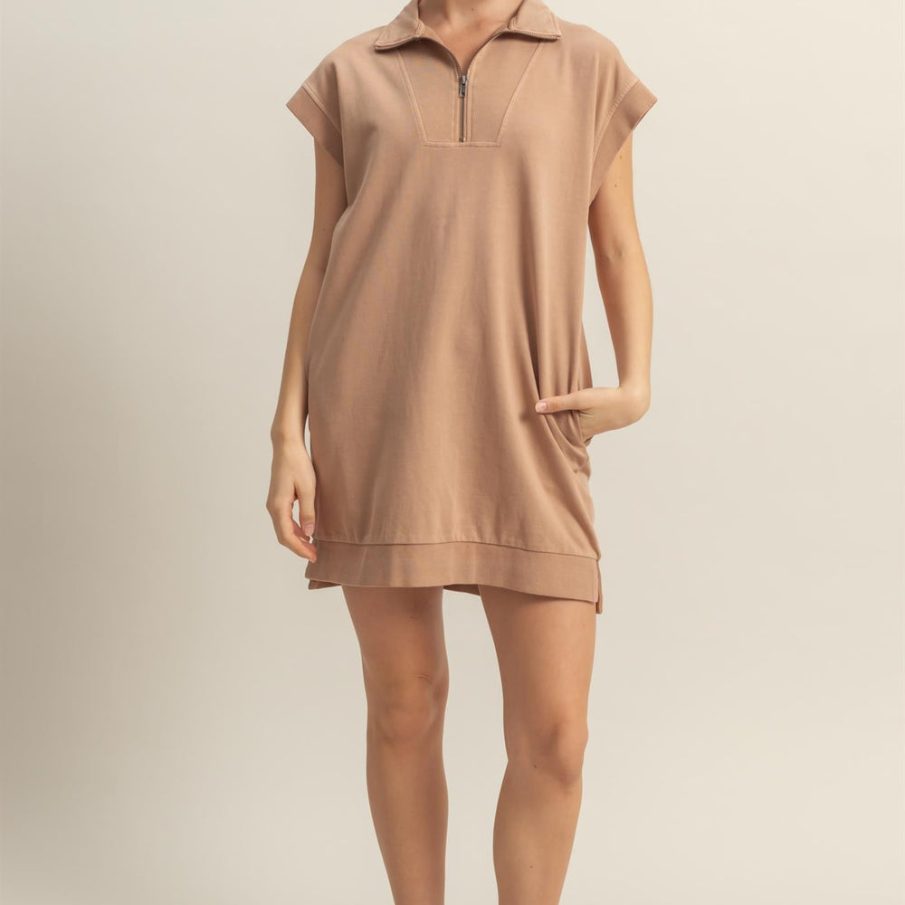 
                      
                        Elea Mock Neck Mini Dress
                      
                    