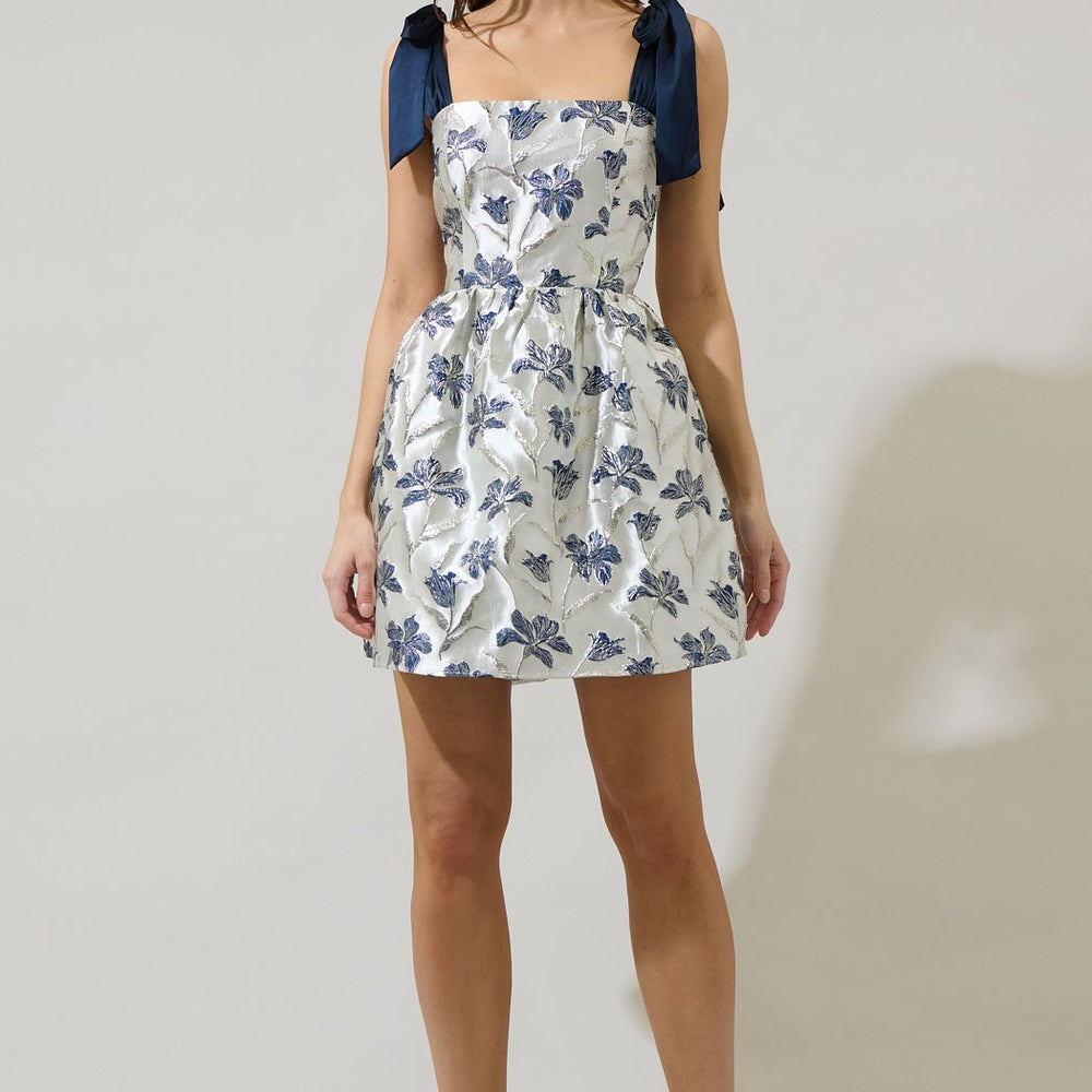 
                      
                        Frances Jacquard Floral Nidia Mini Dress
                      
                    