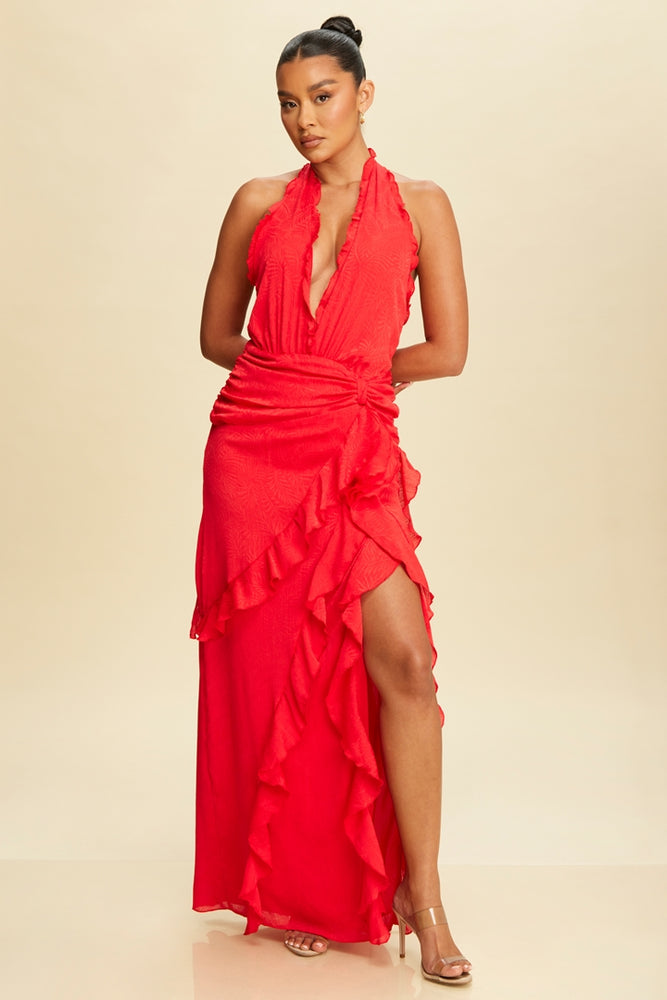 Iyana All the Frills Maxi Dress