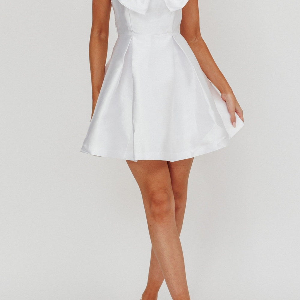 
                      
                        Kari Bow Tie Mini Dress
                      
                    