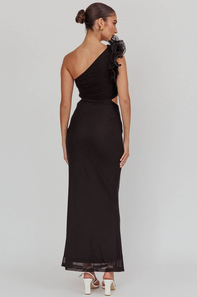 
                      
                        Leona One Shoulder Ruffle Detail Maxi Dress
                      
                    