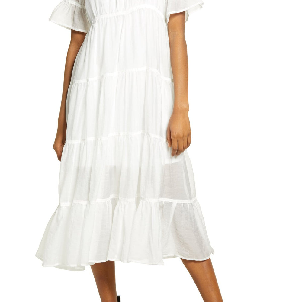 
                      
                        Lizzo Tiered Taffeta Dress
                      
                    