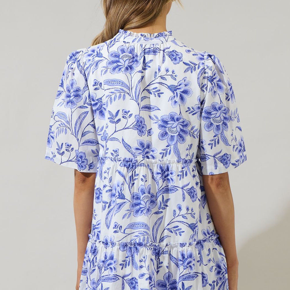 
                      
                        Maeve Floral Dixie Split Neck Shift Dress
                      
                    