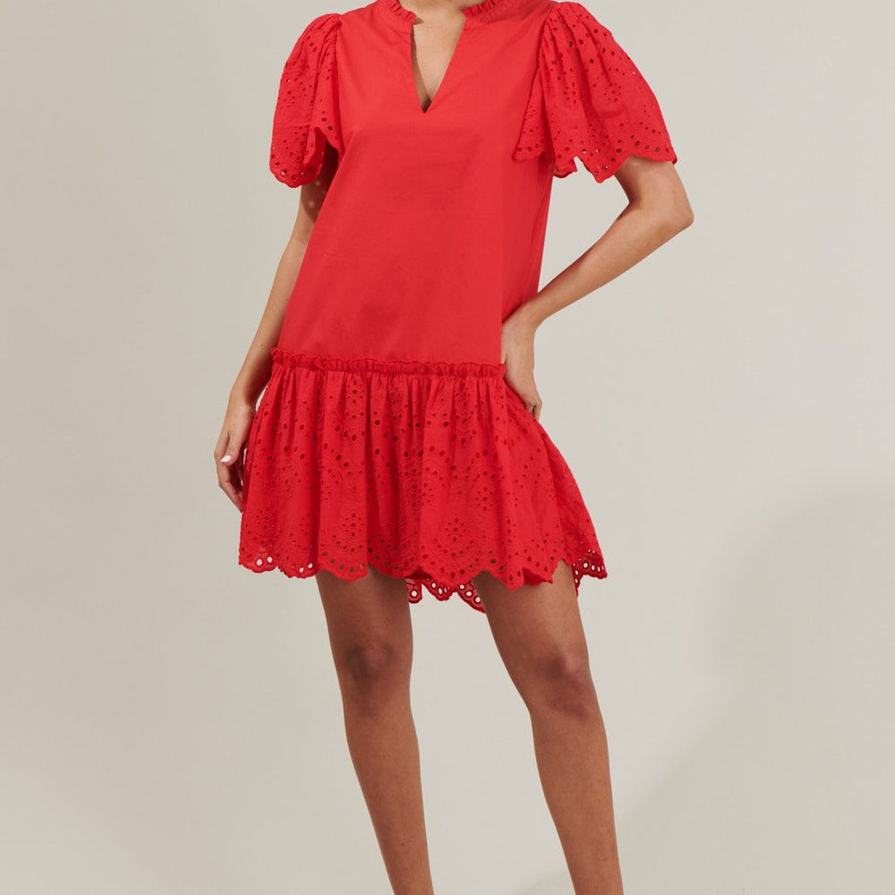 
                      
                        Marlee Eyelet Mini Dress
                      
                    