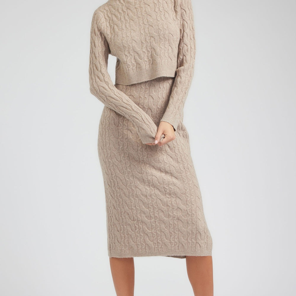 
                      
                        Noa Cable Knit Midi Dress
                      
                    