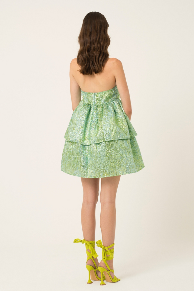 
                      
                        Sara Strapless Tiered Dress
                      
                    