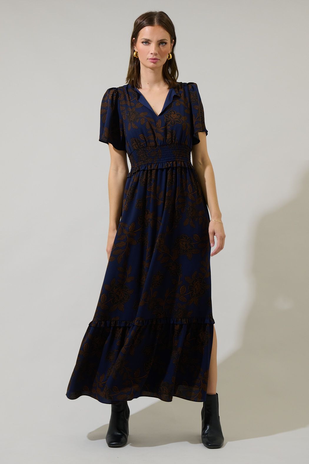 Tolleson Floral Valencia Maxi Dress