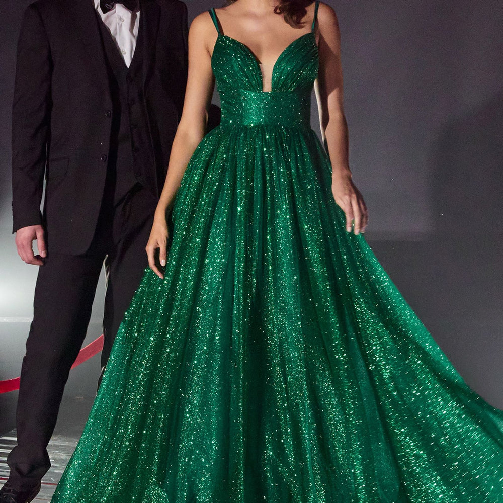 
                      
                        Solace Layered Glitter Ball Gown
                      
                    